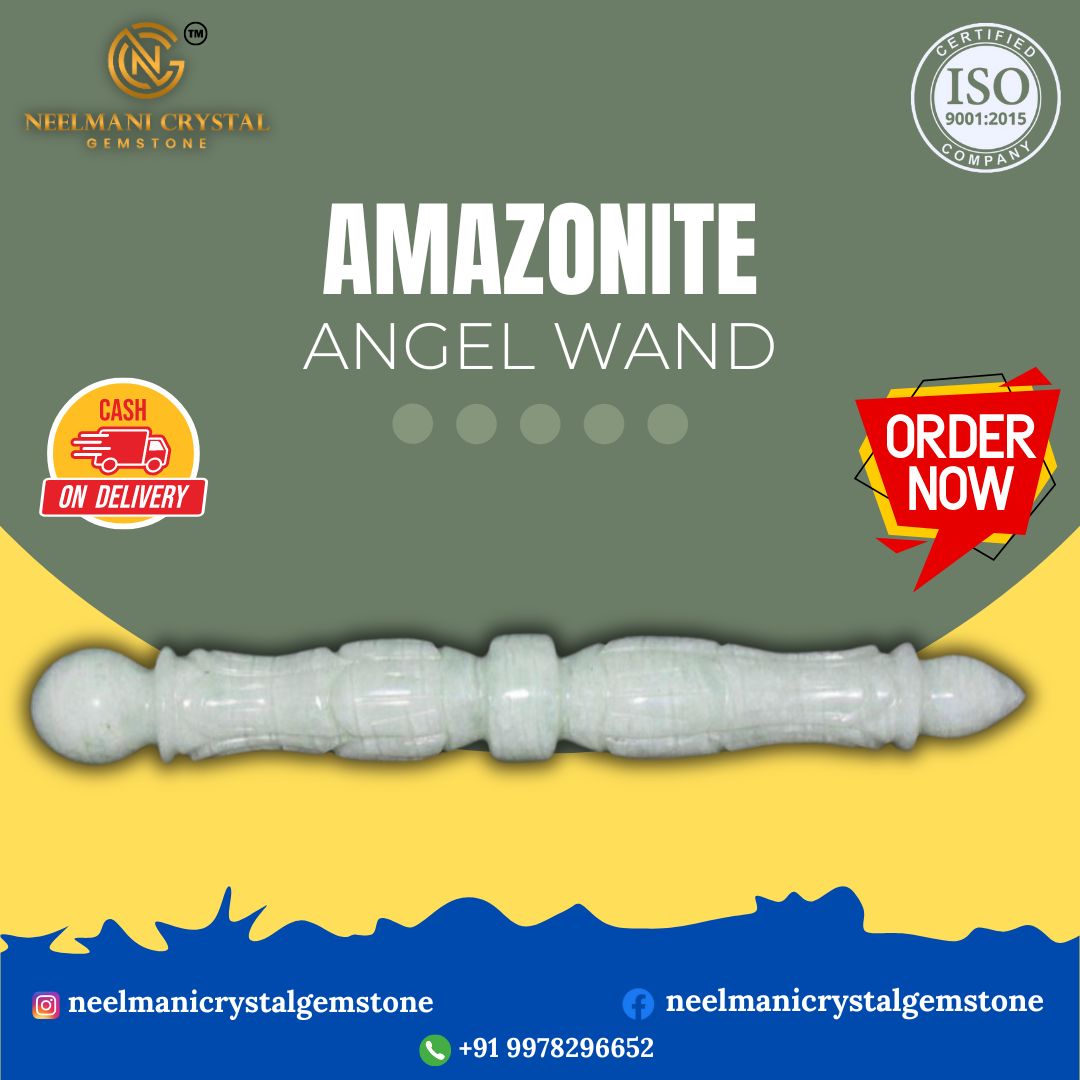 Amazonite angel wand